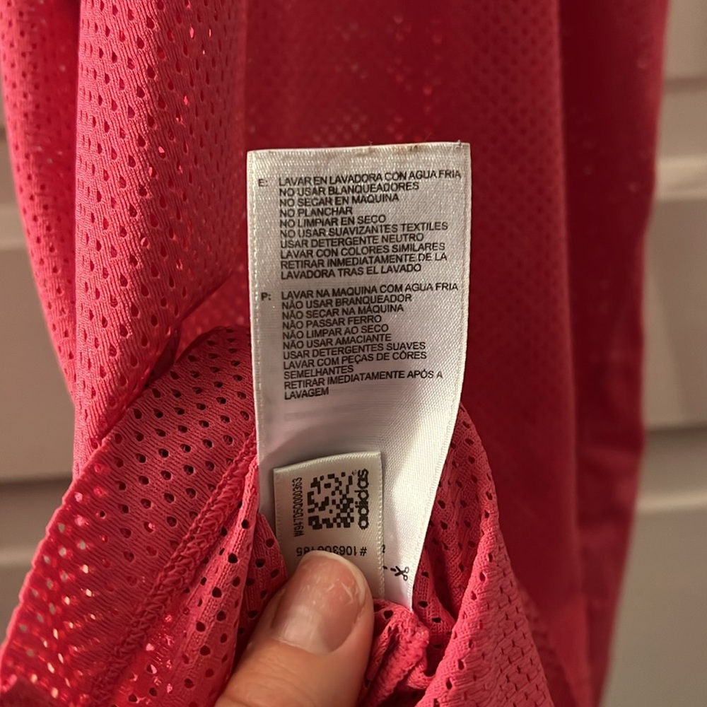 Adidas Mesh Workout Tank Top GUC - Picture 7 of 7